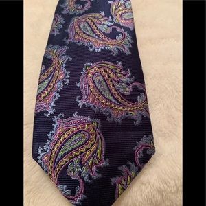Men’s neck tie NWT  blue, green, purple
